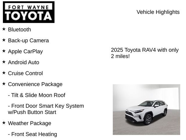 2025 Toyota RAV4 XLE