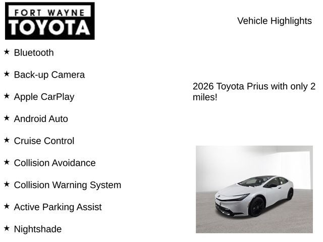 2026 Toyota Prius Plug-in Hybrid Nightshade Edition