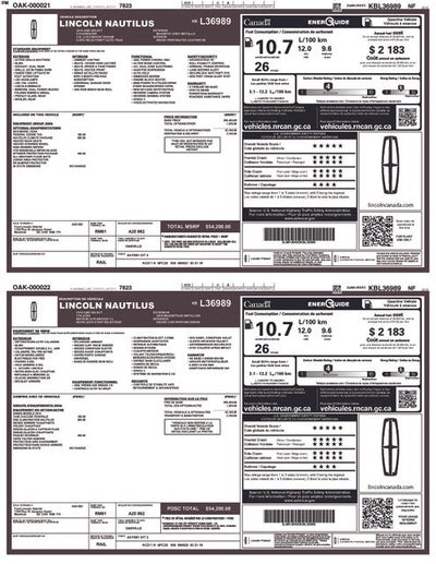 2019 Lincoln Nautilus Select