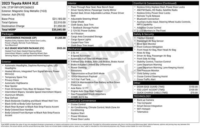 2023 Toyota RAV4 XLE