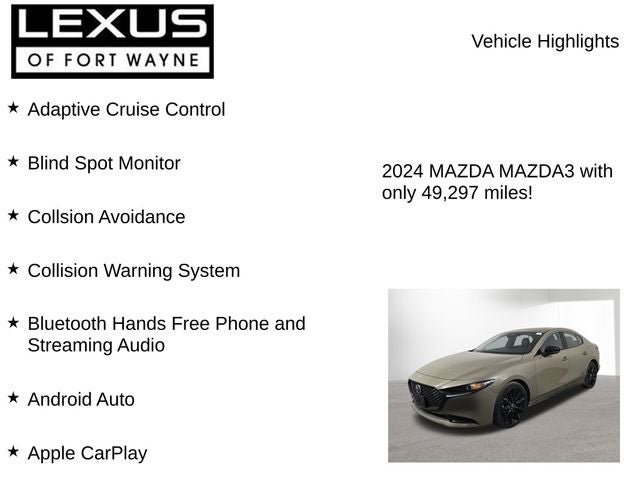 2024 Mazda Mazda3 2.5 Carbon Turbo