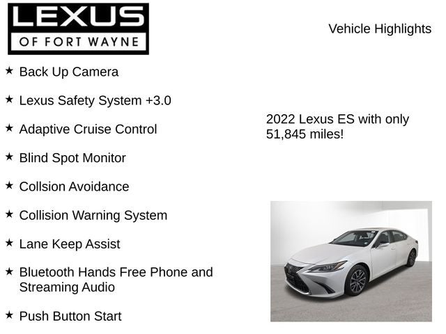 2022 Lexus ES 350