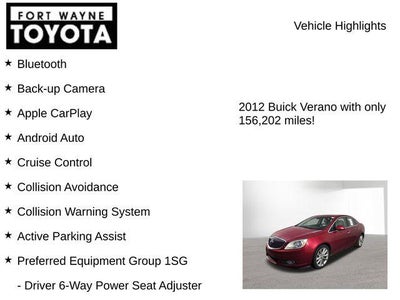 2012 Buick Verano Convenience Group