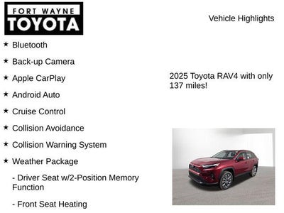 2025 Toyota RAV4 XLE Premium