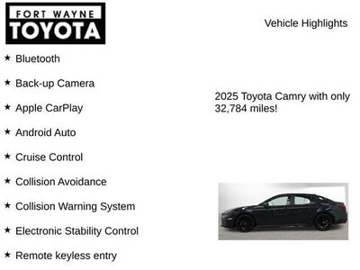 2025 Toyota Camry SE