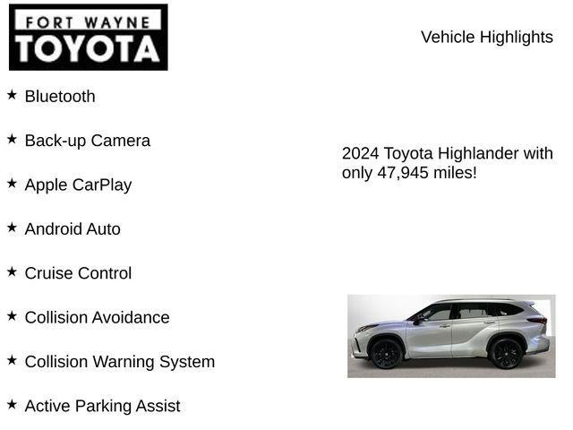 2024 Toyota Highlander XSE