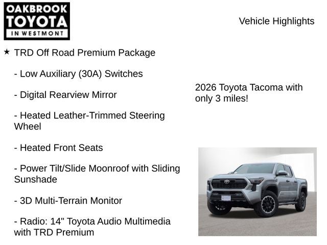 2026 Toyota Tacoma TRD Off-Road