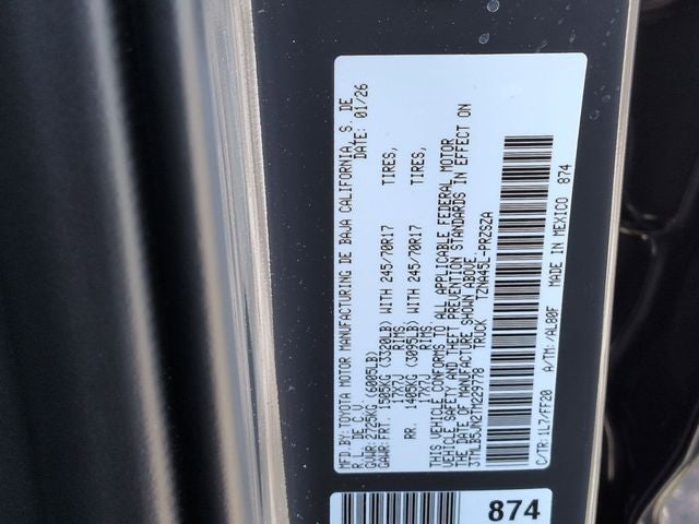 2026 Toyota Tacoma SR5