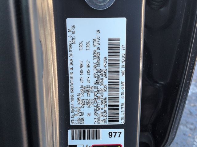 2026 Toyota Tacoma SR5