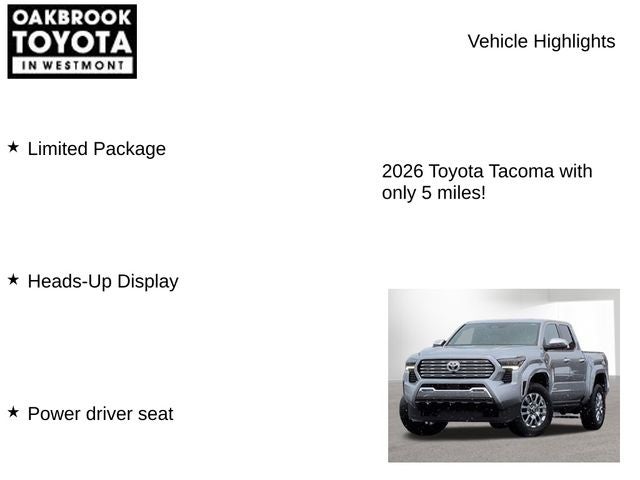 2026 Toyota Tacoma Limited