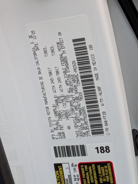 2026 Toyota Tacoma SR5