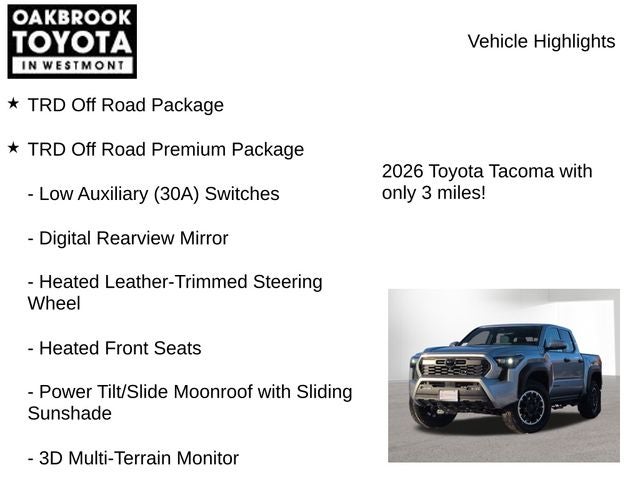 2026 Toyota Tacoma TRD Off-Road