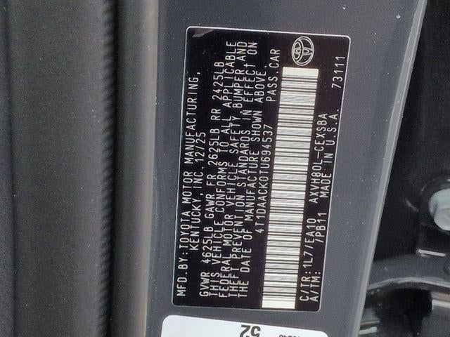 2026 Toyota CAMRY SE