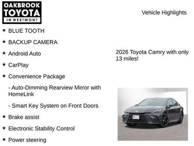 2026 Toyota CAMRY SE