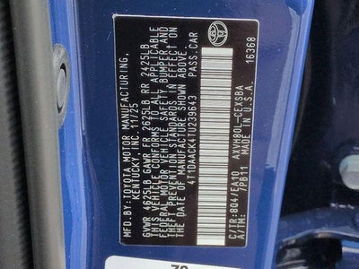 2026 Toyota CAMRY SE