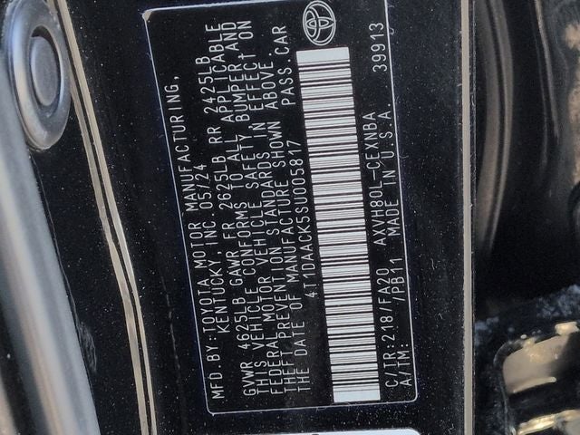 2025 Toyota CAMRY LE