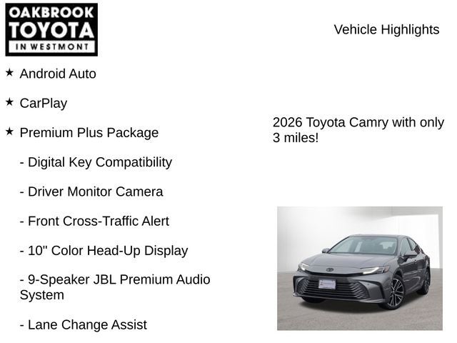 2026 Toyota Camry XLE