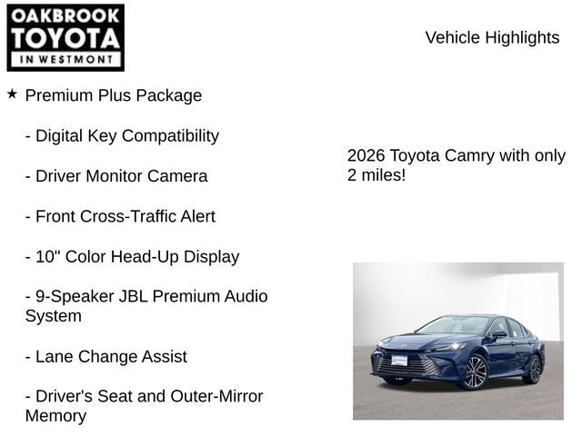 2026 Toyota Camry XLE