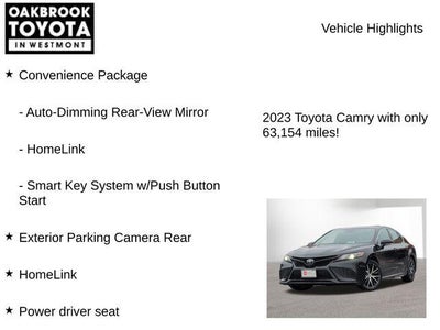 2023 Toyota CAMRY SE