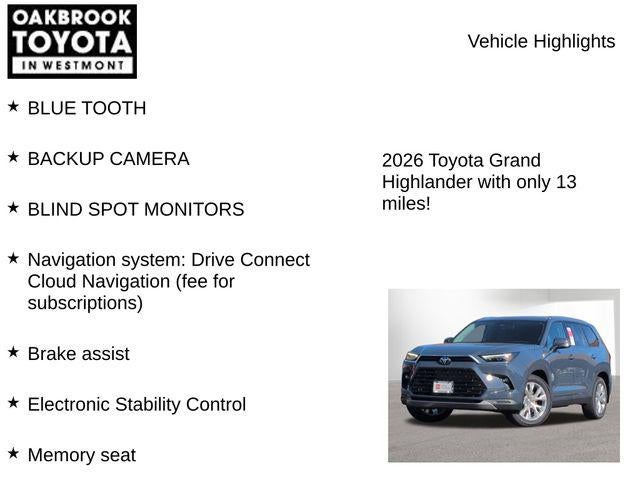 2026 Toyota GRAND HIGHLANDER Limited