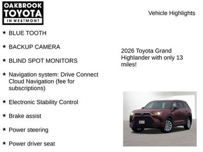 2026 Toyota GRAND HIGHLANDER HEV XLE