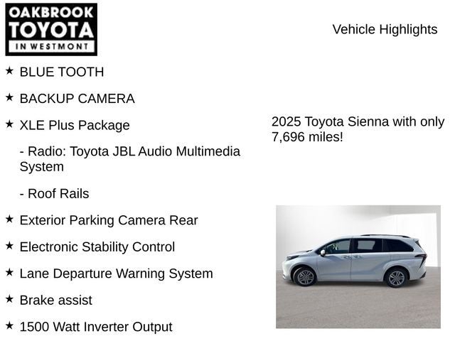 2025 Toyota SIENNA XLE XLE