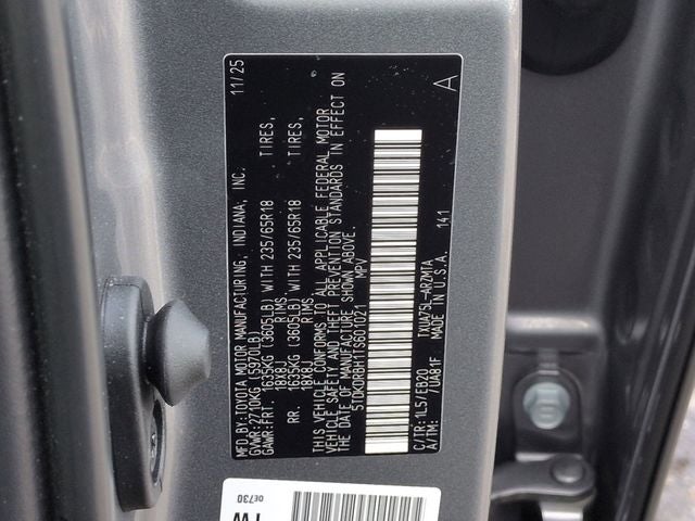 2026 Toyota HIGHLANDER XLE