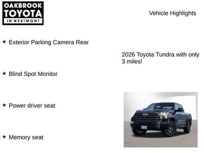 2026 Toyota Tundra Platinum