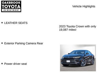 2023 Toyota Toyota Crown XLE XLE