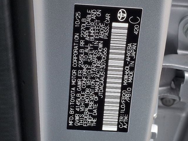 2026 Toyota PRIUS LE