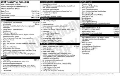 2024 Toyota PRIUS PRIME XSE