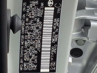 2026 Toyota COROLLA HYBRID LE