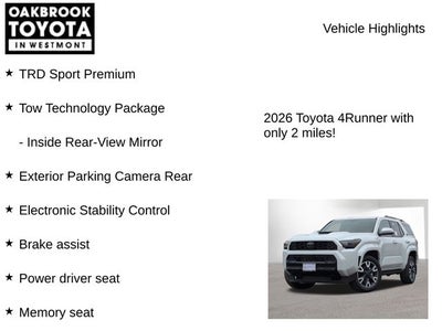2026 Toyota 4Runner TRD Sport Premium