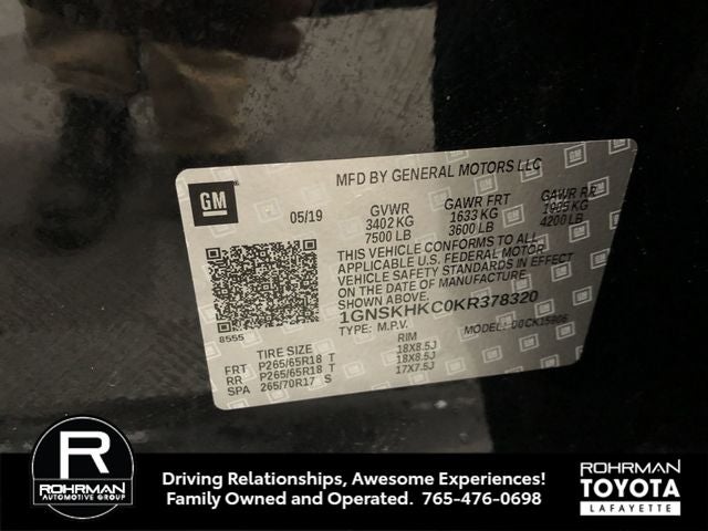 2019 Chevrolet Suburban LT