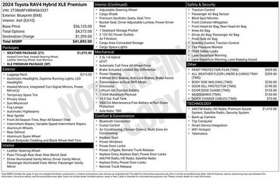2024 Toyota RAV4 HYBRID XLE Premium
