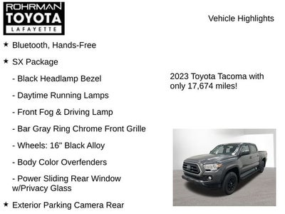 2023 Toyota TACOMA SR5 SR5 V6