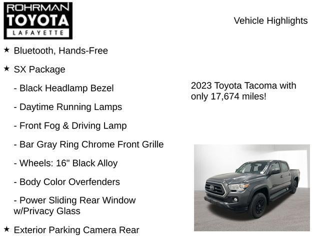 2023 Toyota TACOMA SR5 SR5 V6
