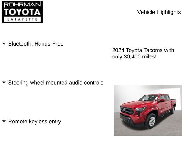 2024 Toyota TACOMA SR5 SR5