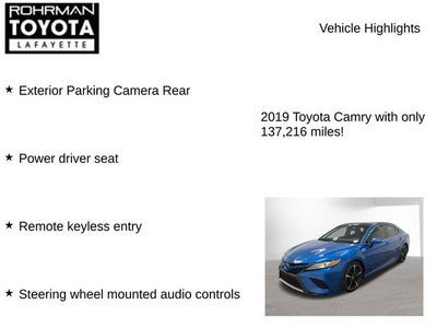 2019 Toyota CAMRY XSE