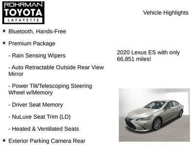 2020 Lexus ES 350 350