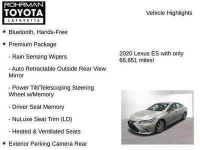 2020 Lexus ES 350 350