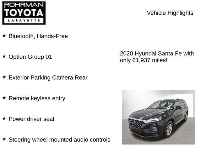 2020 Hyundai Santa Fe SEL