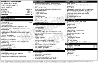 2019 Hyundai Sonata SEL