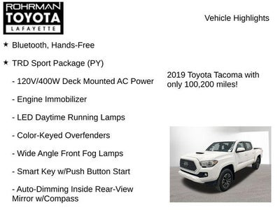 2019 Toyota TACOMA TRD SPORT TRD Sport V6