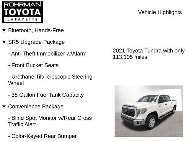 2021 Toyota TUNDRA 4X4 SR5