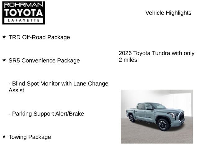 2026 Toyota Tundra SR5