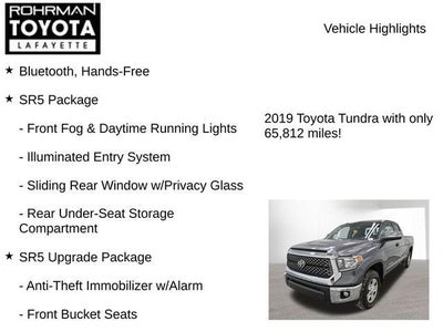 2019 Toyota TUNDRA 4X4 SR5 4.6L V8