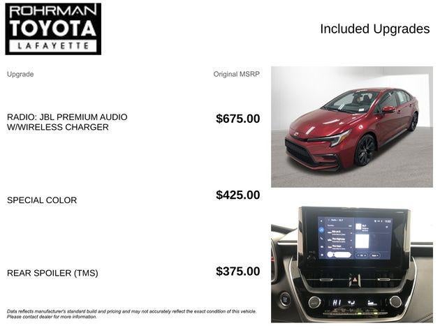 2023 Toyota COROLLA XSE