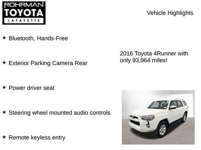 2016 Toyota 4RUNNER SR5