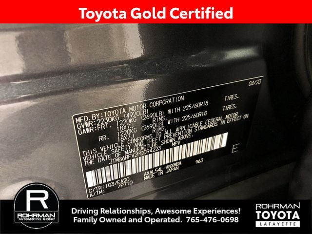 2023 Toyota RAV4 HYBRID XLE Premium